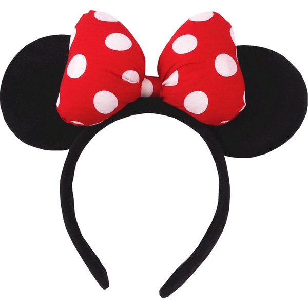 2023 Mouse Ears Headband For Girls Adults 5''Polka Dot Bow Hairband Festival Party Travel DIY Hair Accessories