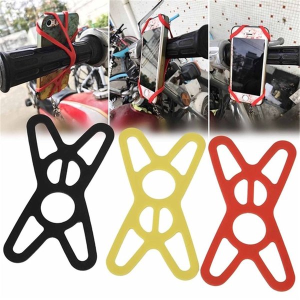 Support de Téléphone Portable Universel en Silicone pour Guidon de Vélo et Moto, Accessoire d'Extérieur