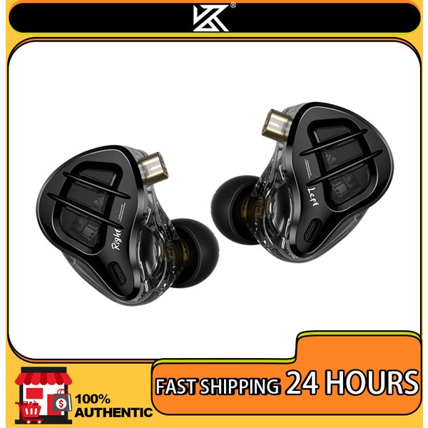 KZ ZAR Hybrid Driver In-ear Monitor 1DD + 7BA HiFi Headphones 2Pin Wired Headphones Music DJ Headphones Sports Gaming Earbud