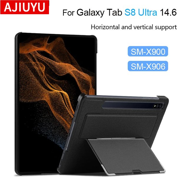 Stand Case For Samsung Galaxy Tab S8 Ultra 14.6' 2022 SM-X900 SM-X906 Tablet Protective Cover Multi Angle Support Shell
