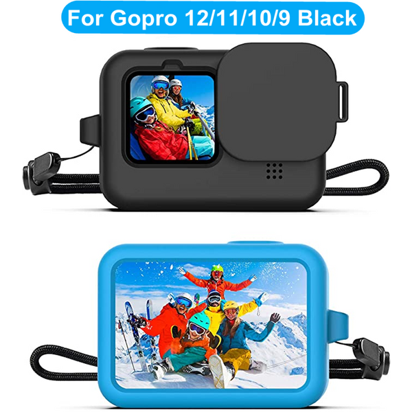 Coque souple en silicone pour GoPro Hero 11, 10, 9 Black, coque de protection intégrale en silicone pour Go Pro Hero 12, accessoire pour caméra.