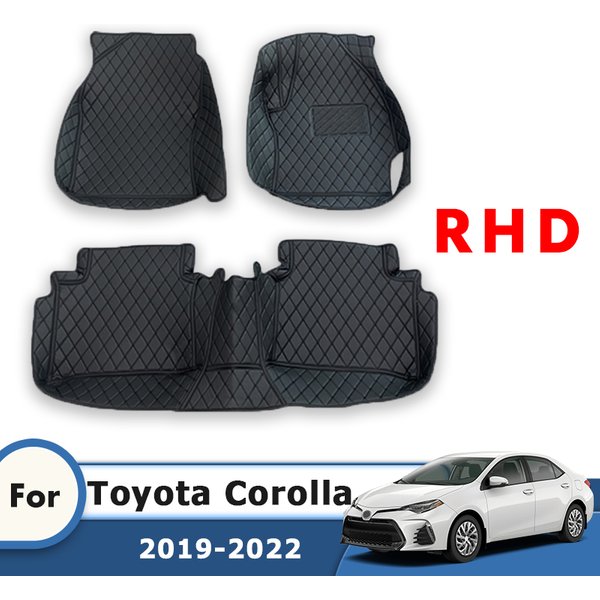 RHD Carpets Rugs For Toyota Corolla E210 210 2024 2023 2022 2021 2020 2019 Car Floor Mats Auto Accessories Interior Covers Parts