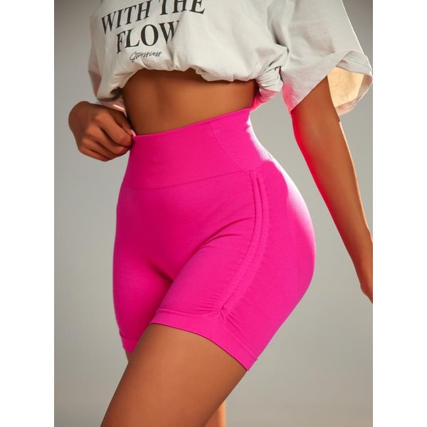 Women Summer Sports Shorts Seamless High Waist Gym Shorts Push Up Fitness Sports Shorts Women Cycling Shorts