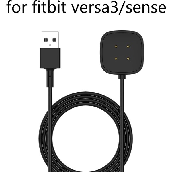 1m Ladestation für Fitbit Versa 3/Sense Smart Watch Ladekabel USB-Lade daten halterung für Fitbit Sense Ladest änder