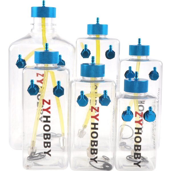 Boîte à huile précieuse en plastique transparent pour modèle d'avion RC Jane, carburant, 300 CC, 400 CC, 500 CC, 600CC, 750 CC, 1000 CC, CC, CC, CC, 1PC