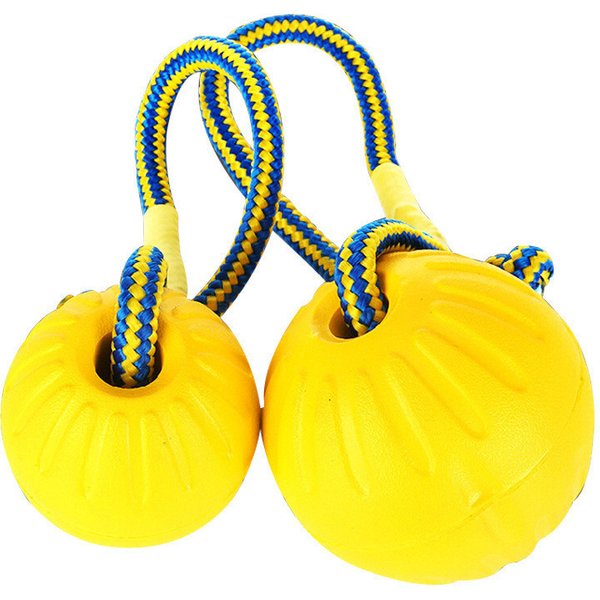 Balle en caoutchouc solide indestructible de 7/9cm, entraînement pour chiens de compagnie, jeu à mâcher, jouet de morsure, jouets interactifs pour petits, moyens et grands chiens