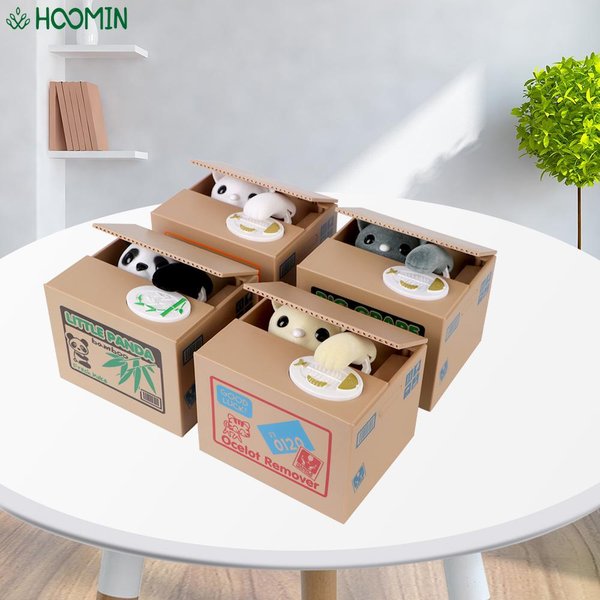 Tirelire en plastique pour enfants, tirelire, dépôt électronique, automatisé KrasnoCat, jouet créatif, cadeau mignon