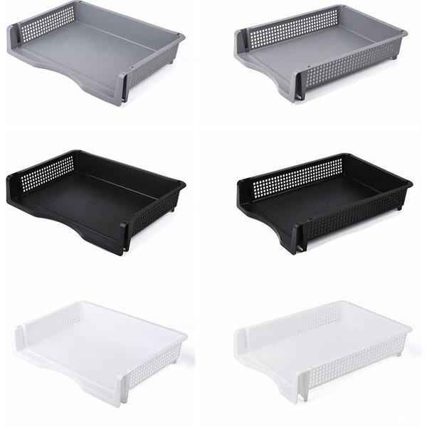 Fichiers empilables de bureau, A4 Regional, stockage de fichiers, escalier, papiers en plastique, documents T1, mode
