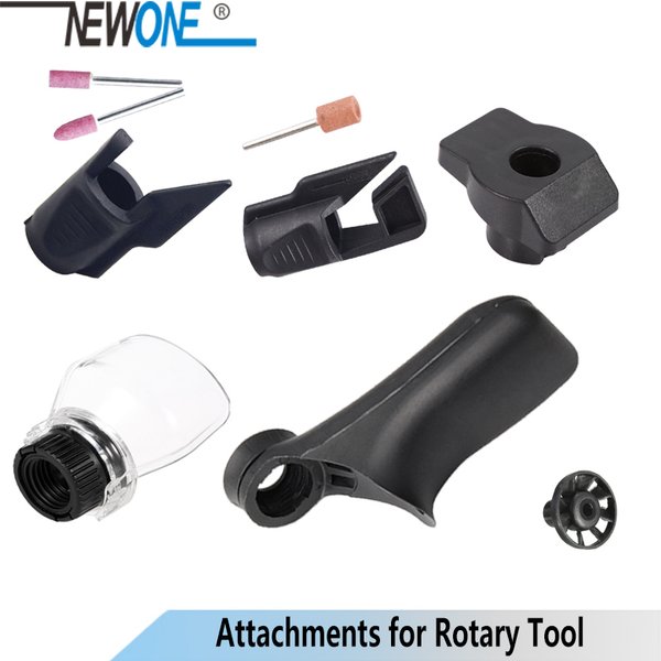 NEWONE Rotary Tool DREMEL Attachments 4pcs/set Accessories Saw Sharpening Dust Blower Fan Shield Grinding Guide