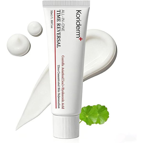 Koriderm Time Reversal All In One Cream 1/3/5/10 szt. Krem nawilżający Cica przeciwstarzeniowy, regenerujący, ultra-odnowiający skórę