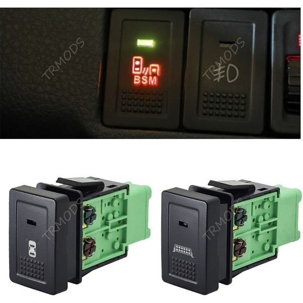 Car Fog Lights Radar Electronic Dog Mirror Heating Switch Button For Suzuki SX4 Swift Grand Vitara 2006-2012 Auto Accessories
