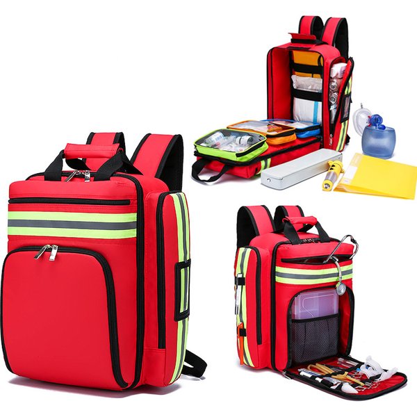 Katastrophenhilfe Tasche First Aid Kit Notfall Rettungs Rucksack Große Kapazität Eingestuft Lagerung Überleben Kits Medizinische Organizer