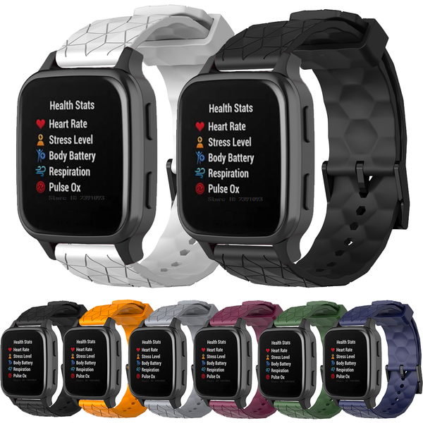 Silicone Bracelet For Garmin Venu SQ Smart Watch Wrist Strap For Garmin Venu Vivoactive3 4 Forerunner245 Amazfit Bip U Watchband