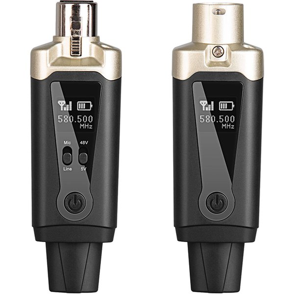 System bezprzewodowy mikrofonu UHF XLR konwerter mikrofonu nadajnik i odbiornik do mikrofonu dynamicznego A8 transmisja odbioru gitary