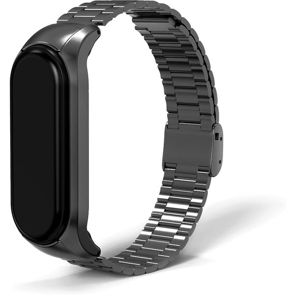 Bracelet en métal pour Mi Band 6 5 4 3, Bracelet de luxe en acier inoxydable, pour Xiaomi Miband, or rose, argent, avec outil