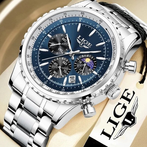 2023 top marke luxus neue männer uhr quarz man uhren wasserdicht leuchtende uhr für männer datum chronograph sport armbanduhr