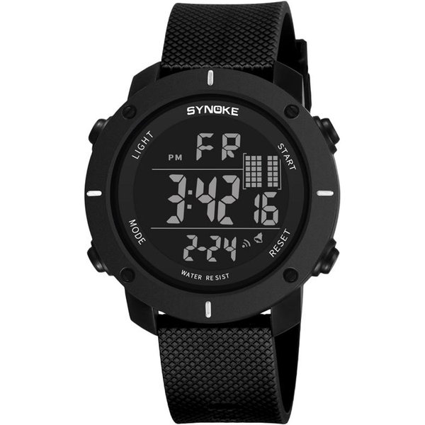 Montre hommes numérique électronique 50M étanche natation montre militaire Sport LED SYNOKE Relogio Masculino