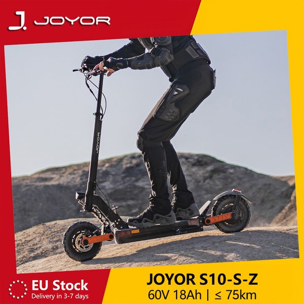 JOYOR S10-S-Z 10 Zoll E-Scooter mit 60V 18Ah Akku, Faltbarer Elektroroller für Erwachsene, 25km/h und 75km Reichweite