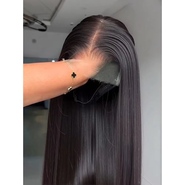 Good Price 250% Density Vietnamese Wig High Quality Original Vietnamese Hair Wig 100% Human Hair Wig Natural Glueless Wig Straight Human Hair Wig Straight Lace Front Wigs Cexxy