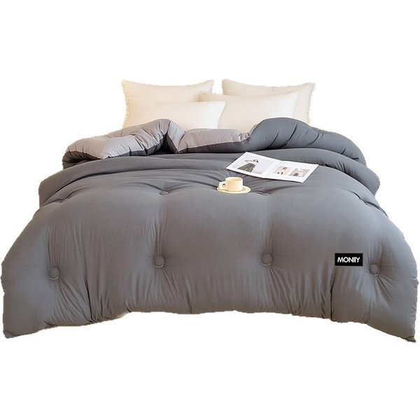 Couette épaisse et chaude pour la maison, toutes saisons, hypoallergénique, douce et agréable pour la peau, pour dortoir, étudiant, maison, hiver, tailles Queen, King, Twin