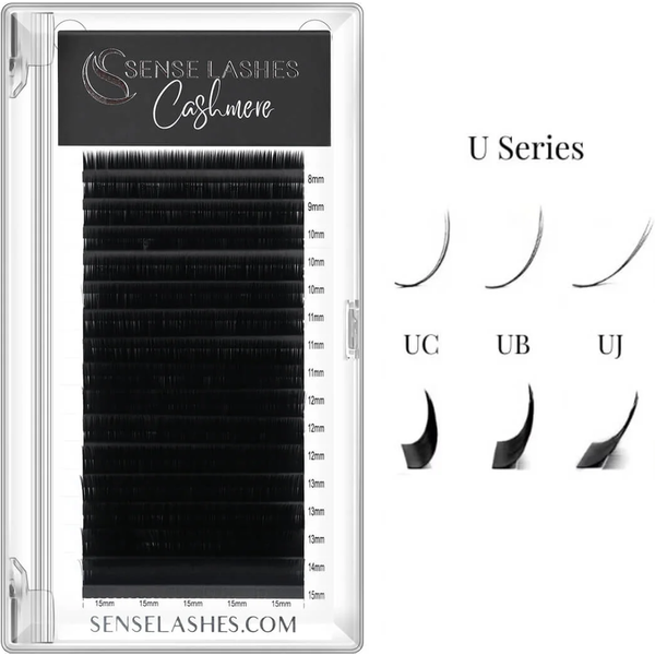 SENSE LASHES 16 Rzędów UJ UB UC Curl Camellia Rzęsy 0.03 0.05 0.07 Kaszmirowe Przedłużenia Rzęs Rzęsy Komiksowe Rzęsy Indywidualne