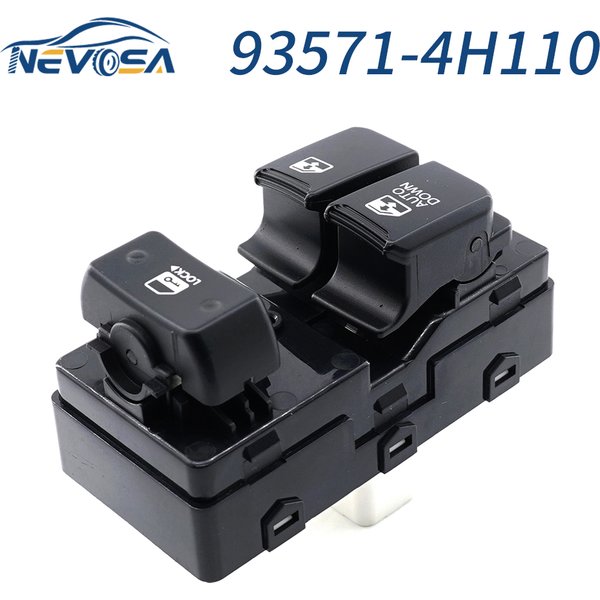 NEVOSA pour 2007-2016 Hyundai H1 Starex I800 Grand IMax 93571-4H110 LHD régulateur de commande de commutateur de fenêtre électrique automatique 93570-4H000WK