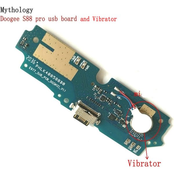 Carte USB pour Doogee S88 Pro, carte USB pour S88 Plus, circuits de charge, câble flexible, connecteur de dock, téléphone portable 6,3 pouces
