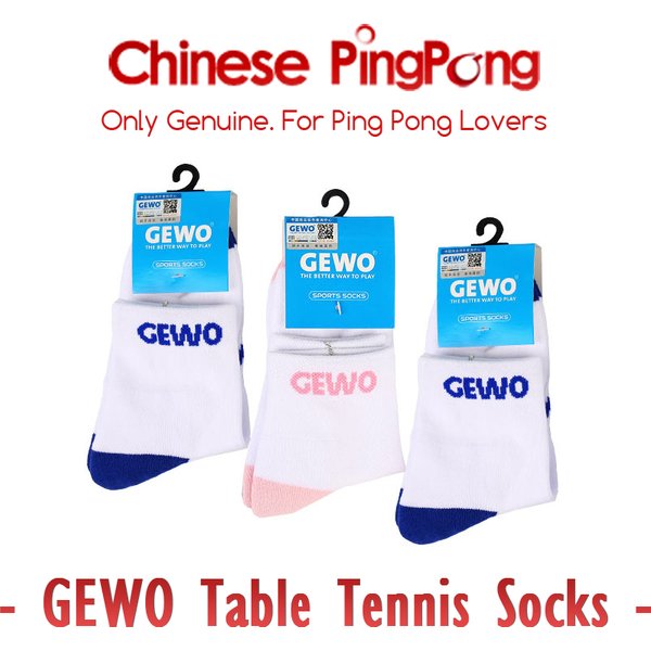 GEWO – chaussettes de Tennis de Table professionnelles originales, confortables, de Ping-Pong, de Badminton, de sport en coton épais