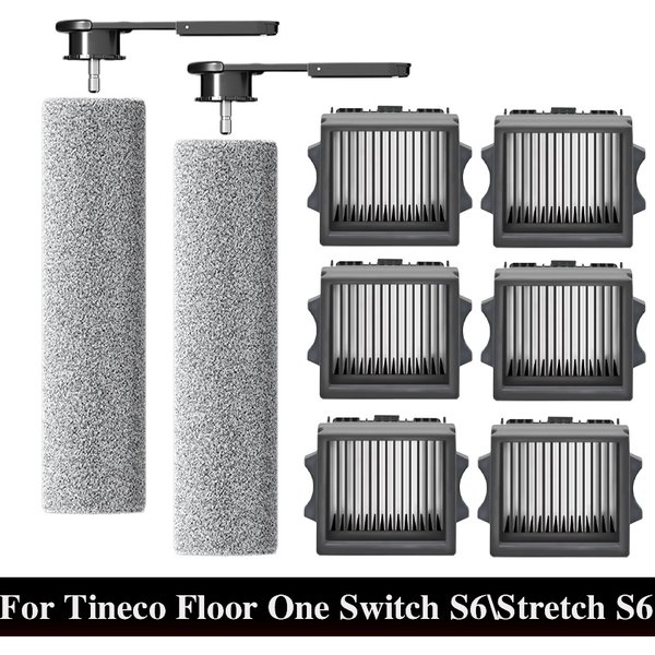 Do części Tineco Floor One Switch S6 Stretch S6 Odkurzacz na mokro i sucho Materiały eksploatacyjne Szczotka rolkowa Filtr HEPA Akcesoria