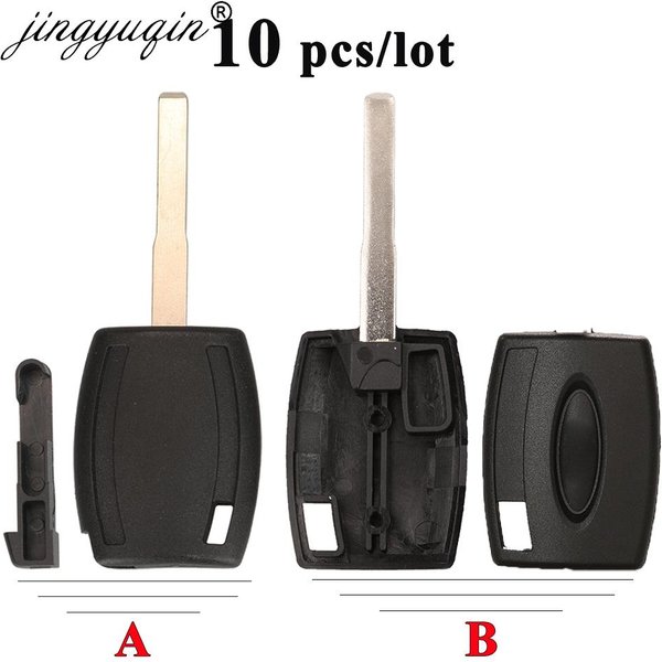 Jingyuqin 10 stücke Transponder Schlüssel Fall HU101 Shell Für Ford Fiesta Mondeo Focus C-Max S-Max Galaxy Kuga remote Blank Keine Chip Abdeckung