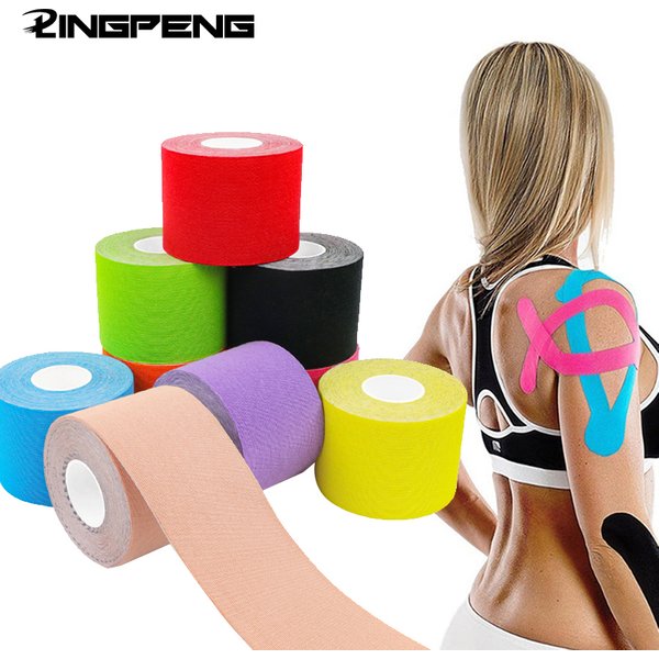 Kinesiology Tape for Therapy Athletes Latex Free Elastic Water Resistant Kinetic Kinesiology Tape for Knee Pain Shoulder Muscle