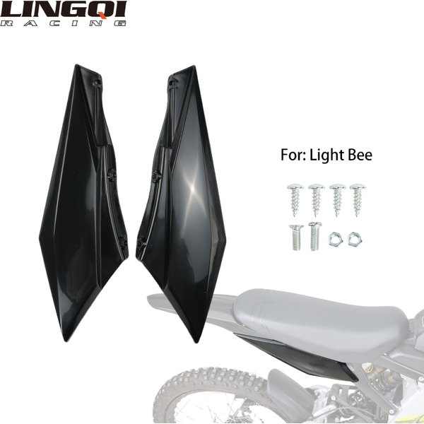 LINGQI RACING Rahmen Hinten Seite Panel Abdeckung Verkleidung Gugel Platten Kotflügel Für Light Bee Eride Pro SS 3,0 Elektrische Fahrrad Geändert
