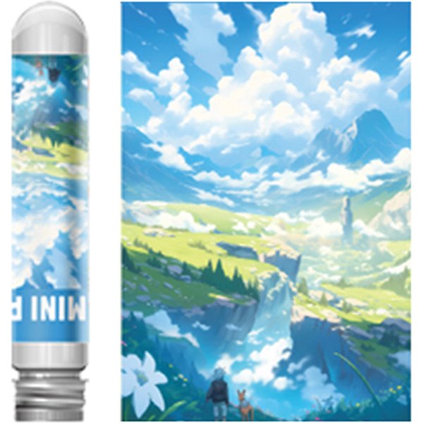 150 Stück Mini-Reagenzglas-Cartoons-Puzzle für Erwachsene und Kinder, Dekompressionsspielzeug, Spielfamilie, Lernspielzeug, 3 Jahre alt