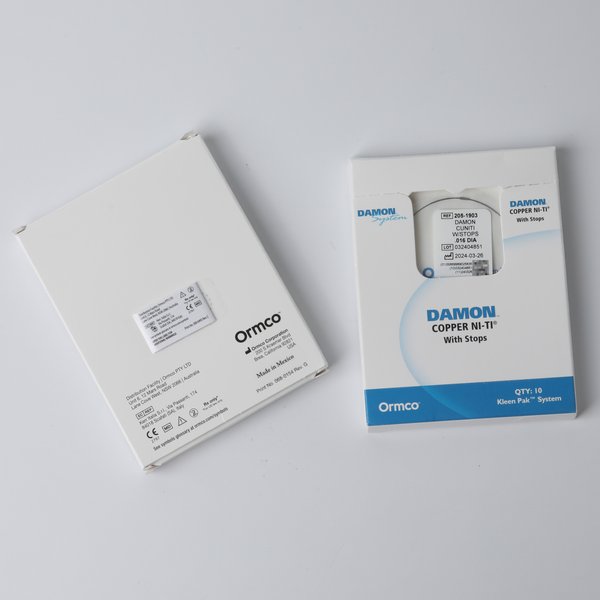 10Pcs/BOX Dental Ormco Damon CUNITI Arch Wires With Stops 014/016/018/014x025/016x025/018x025,Orthodontic Cu-Niti Wires