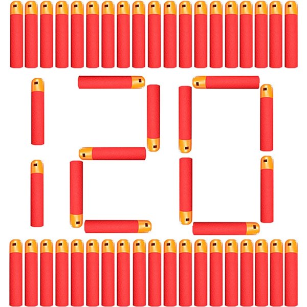 Kids Shooting Game Refill Dart Bullets Pack 9.5cm*1.9cm Compatible With Nerf N-Strike Mega Blaster Mastodon Twinshock Toys Guns