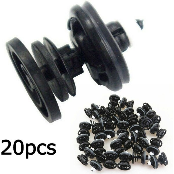 20pcs Car Interior Door Panel Push Type Clips For A1 A4 A5 A6 A7 A8 For PASSAT 7L6868243 Direct Replacement Auto Fastener Clip