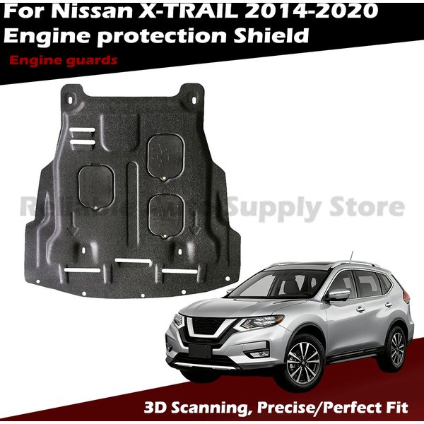 Exact Fit 3D Scanned Underbody Guard Engine Protection Plate For Nissan X-Trail 2014-2020, Total Security Assurance