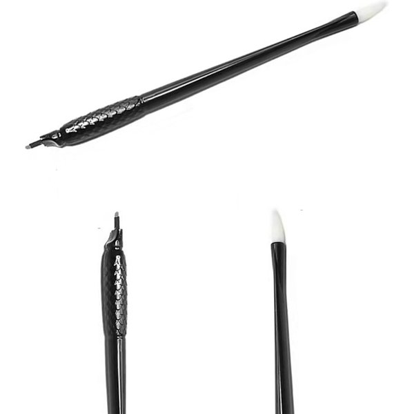 1/5PCS Microblading Hand Werkzeuge Einweg 18 Pins U-Form 0,15/0,18 MM Nano Nadeln Augenbraue Tattoo microblading Stift Liefert