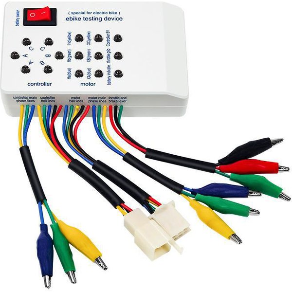 Electromobile Repair Device Scooter Maintenance Detector Brushless Motor Hall Controller 24V/36V/48V/60V/72V E-bike Tester