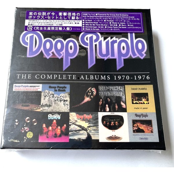 British Rock Band Deep Purple Komplettes Album 1970-1976 10CD Heavy Metal und Modern Hard Rock Pioneer Band Musik CD