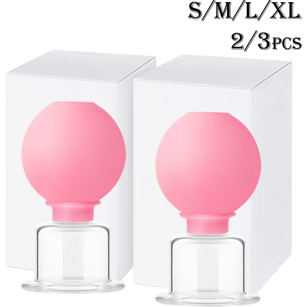 Ventouses faciales en Silicone, 2/3 pièces, 1 pièce, tasse de Massage, tasse d'aspiration sous vide pour le corps, le visage, les jambes, les bras, le dos, les épaules, les muscles