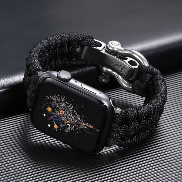 Outdoor-Armband für Apple Watch Band Ultra 2 49 mm 10 9 8 7 46 mm 45 mm 41 mm Nylon-Armband iWatch-Serie SE 6 5 4 3 44 mm 42 40 mm