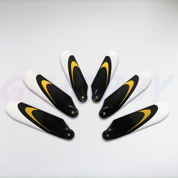 Rotor de queue en Fiber de carbone, 1 paire, 86MM 92MM 105MM 106MM, lame d'hélicoptère pour Align t-rex Gaui KDS Agile Alzrc SAB XLPower Rc