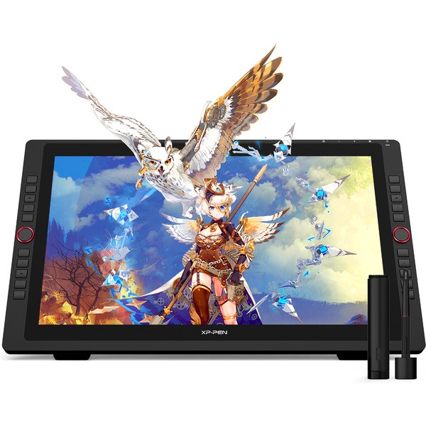 XPPen Artist 22R Pro 21.5 inch Drawing Tablet Pen Display Graphics Monitor 8192 Pen Pressure Tilt-Support Battery-Free