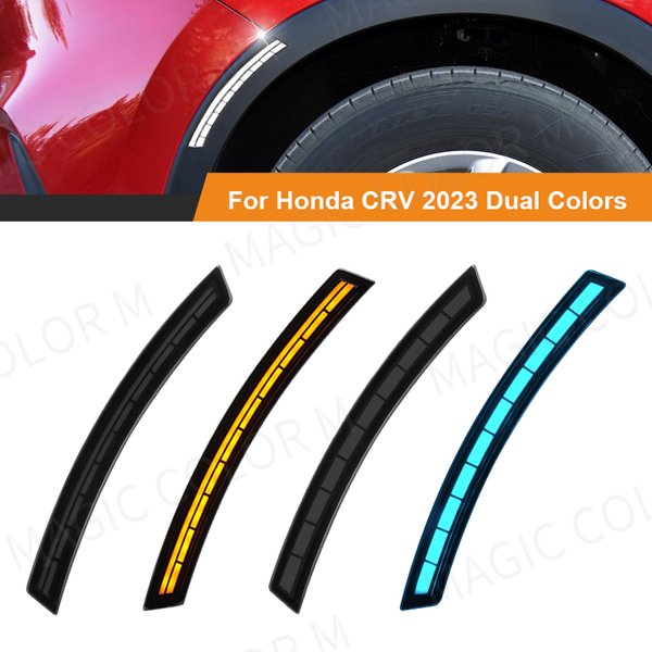 LED-Seiten markierung für Honda Crv Cr-V 2023 2024 Auto Radlauf Augenbrauen Licht Front Kotflügel fahren Blinker weiß gelb blau 12V