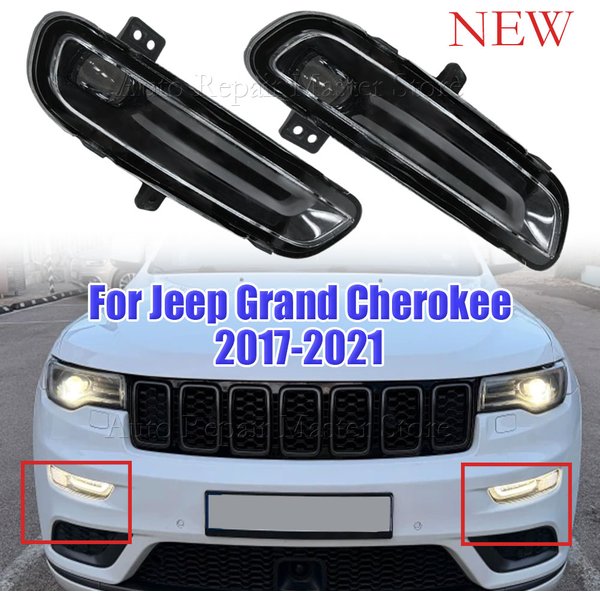 Światła LED kierunkowskazów, przeciwmgielne, do jazdy dziennej, światła stop, lampy przeciwmgielne do Jeep Grand Cherokee 2017 2018 2019 2020 2021