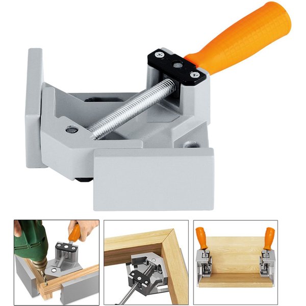 Pince à Angle droit de 90 degrés, pince d'angle pour cadre photo, soudage à Angle droit, outil de serrage pour le travail du bois, pince d'angle en aluminium