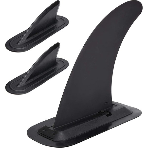 SUP Board Zubehör: SUP Finnen-Stabilisator für Stand-Up-/Paddle-/Aufblasbare Boards, Surfboard Slide-in Zentralfinne und Seitenfinne