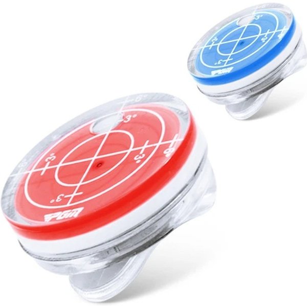 Golf Level Function Marks Magnetic Cap Clip Golf Ball Marker Red and Blue MK011