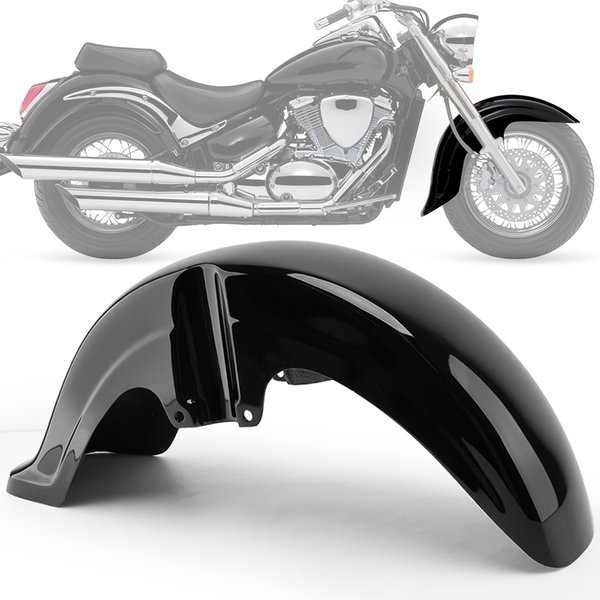 Garde-boue avant noir brillant pour moto, couverture pour Suzuki Voluisa C50 VL800 VL400 2001 – 2017